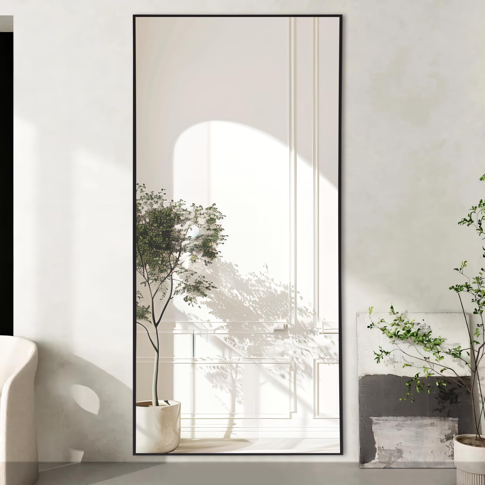 71"x32" Large Mirror Full Length, Oversized Floor Mirror Full Length for Bedroom Living