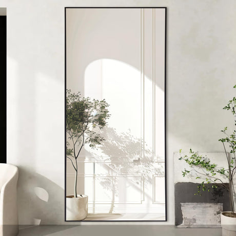 76"x34" Large Mirror Full Length, Oversized Floor Mirror Full Length for Bedroom Living