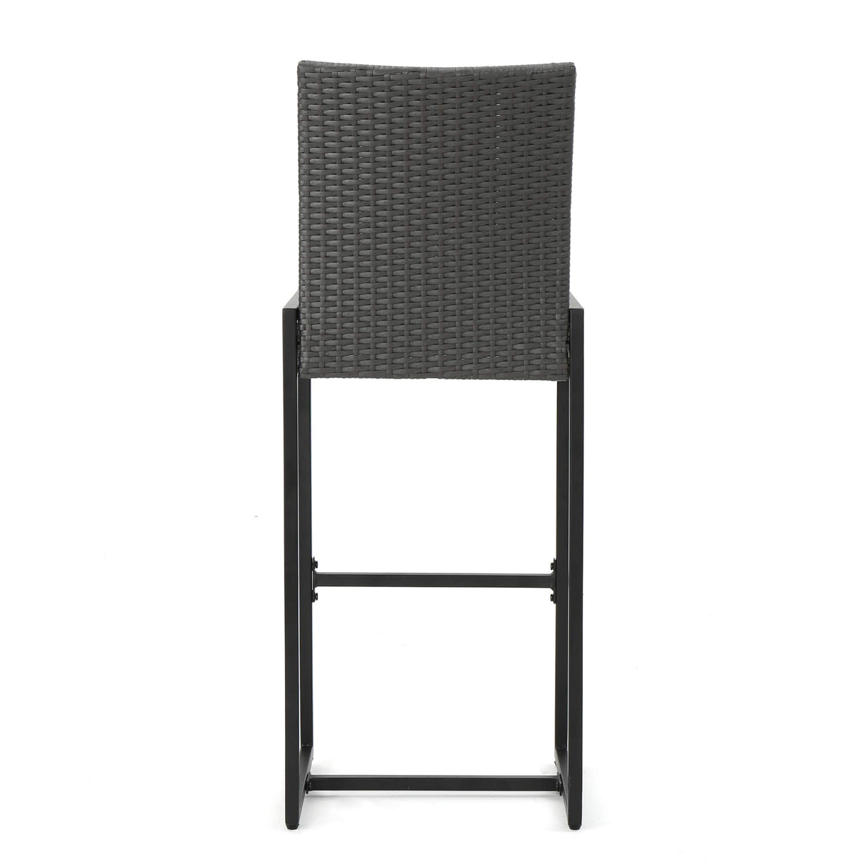 Conrad Outdoor Wicker Barstools, 2-Pcs Set