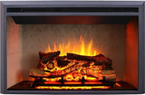 Edward Electric Fireplace Insert with Fire Crackling S