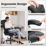 Ergonomic Executive Computer Desk Chairs with Adjustable Flip-up Armrest, Swivel