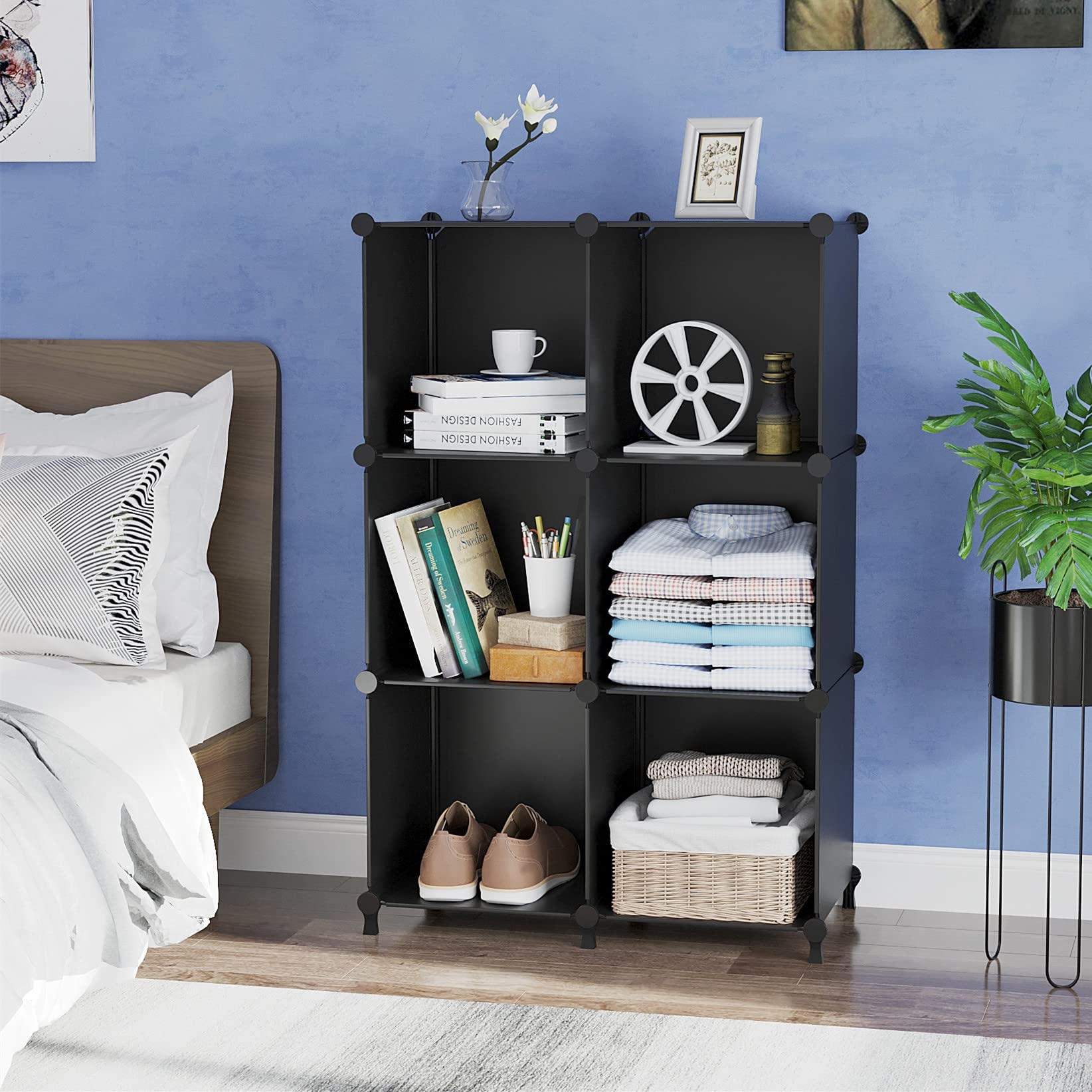 Cube Storage Organizer, Storage Cubes Shelves Bookshelf