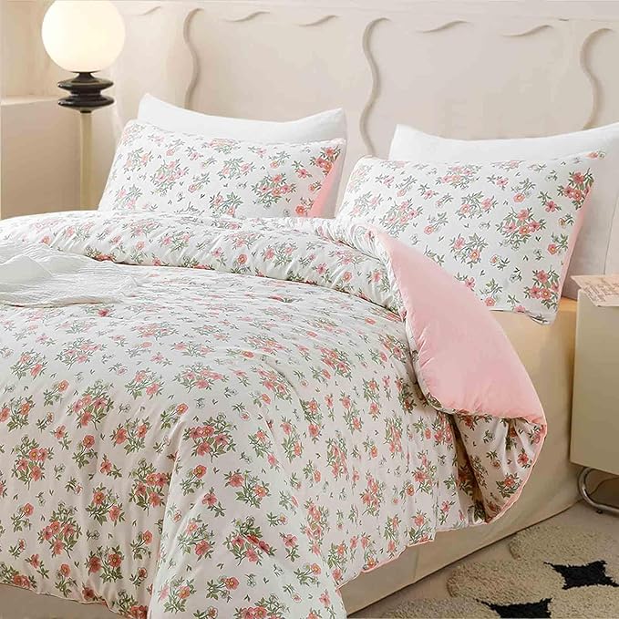 White Comforter Queen Size, 3 Piece Soft Modern Bedding Set & Collections
