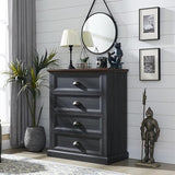 Farmhouse 8 Drawer Dresser for Bedroom, Tall Chest of Drawers, Chest of Drawers