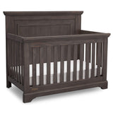 Simmons Kids SlumberTime Paloma 4-in-1 Convertible Crib, Rustic Grey