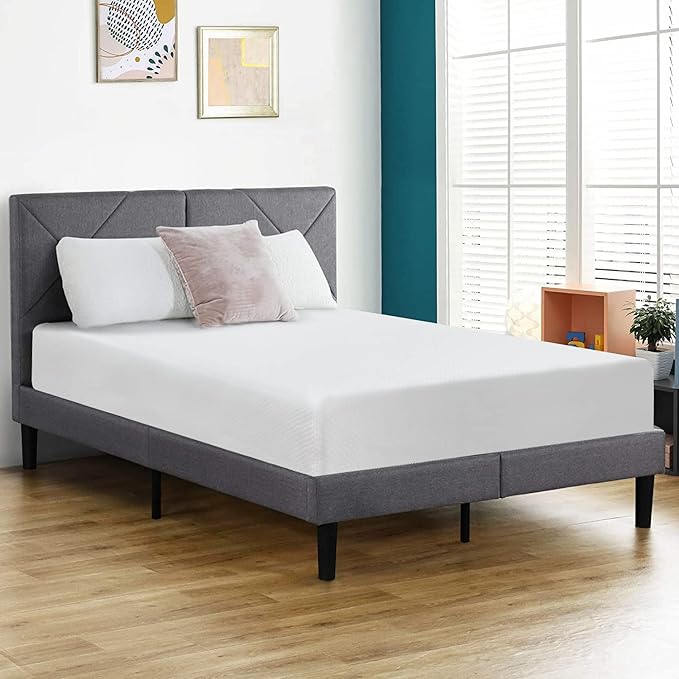 6/8/10/12 inch Gel Memory Foam Mattress for Cool Sleep & Pressure Relief