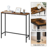 2 Pack 29.5" Narrow Console Table, Small Entryway Table, Thin Sofa Table,