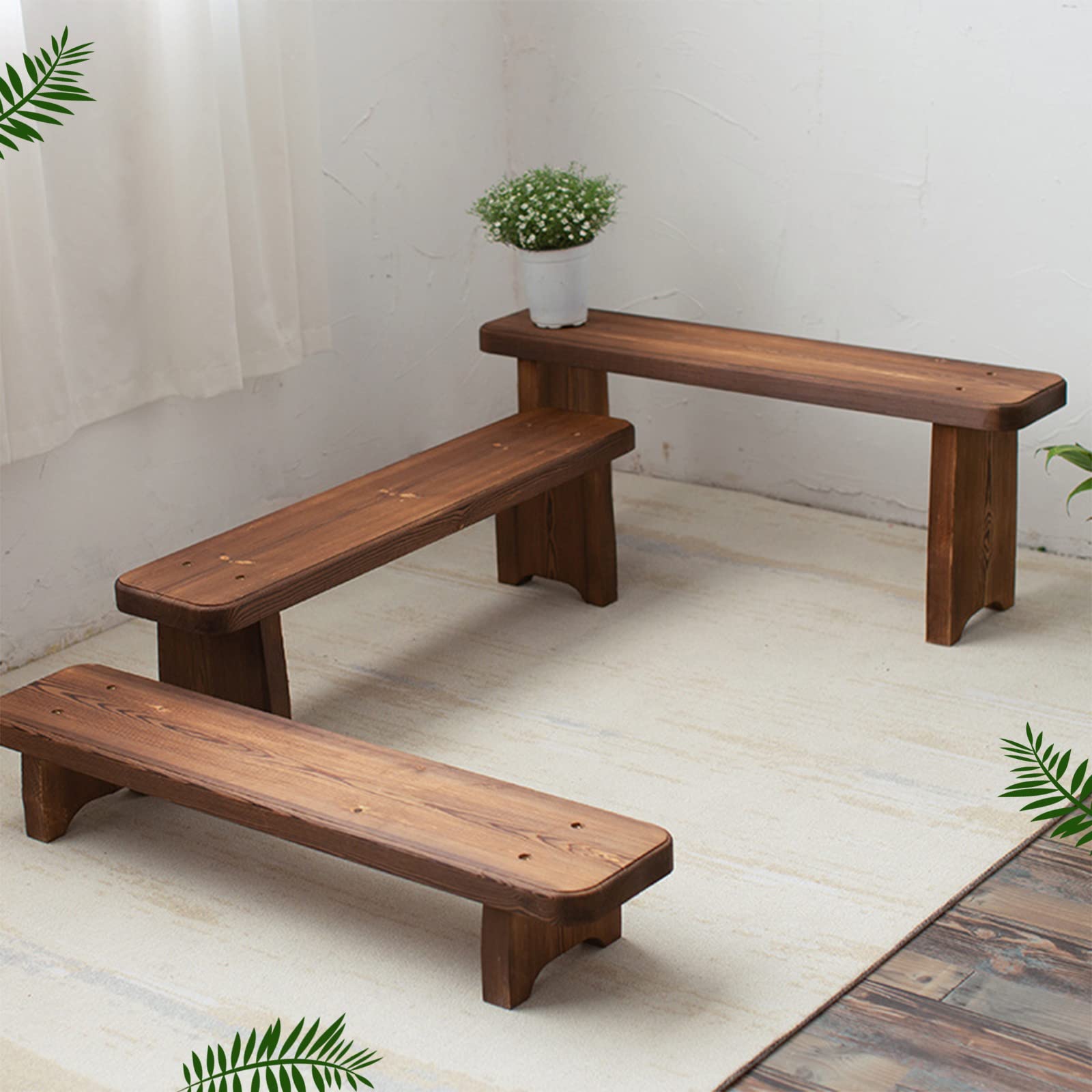 Wooden Bench,Wooden Garden Patio Bench,Outdoor Patio Chair,All Weather Couch