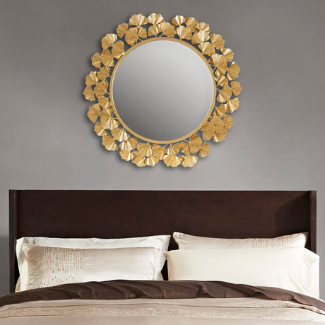 Wall Décor Large Round Living Room Iron Metal Mirrors Ready to Hang Bedroom Decoration