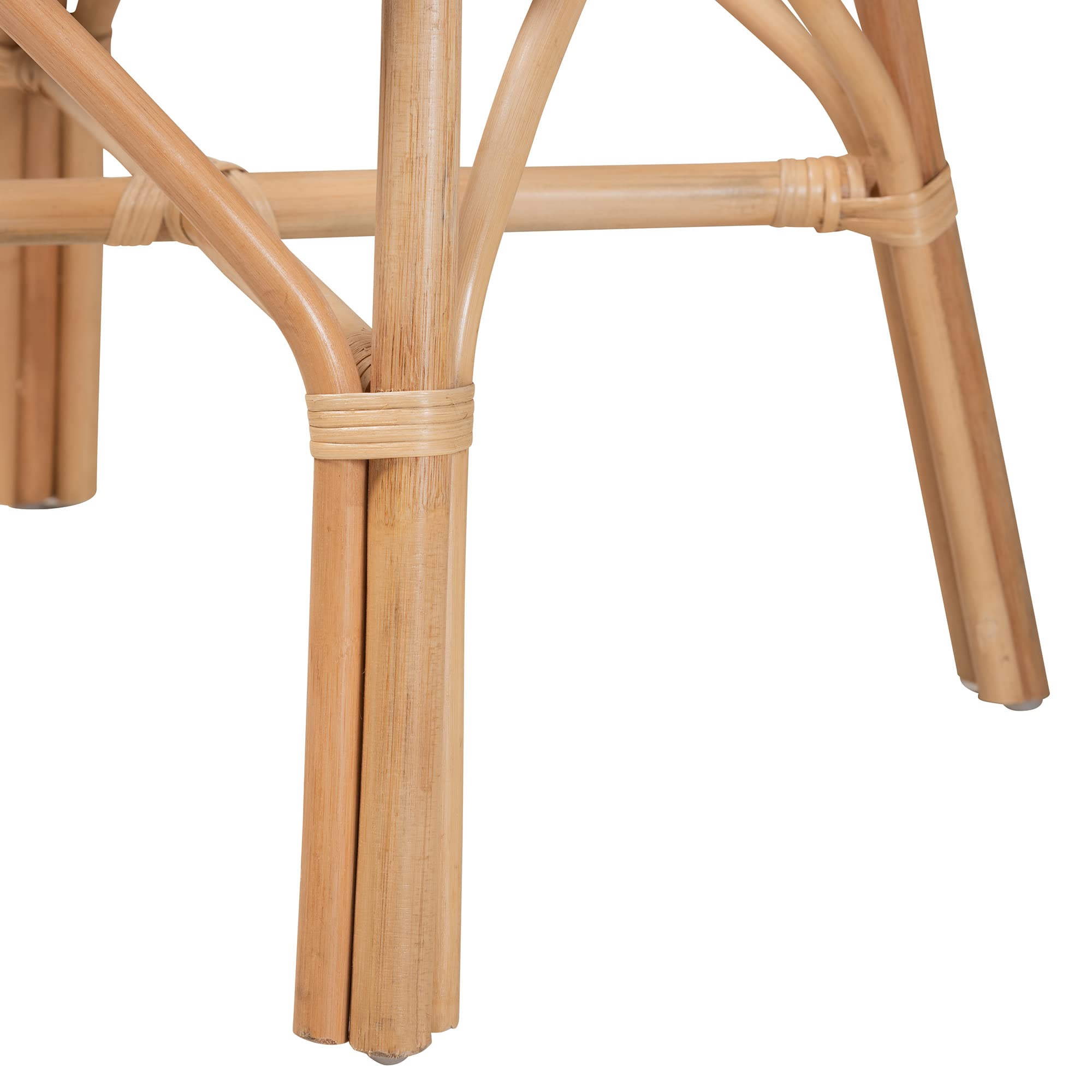 Bianca Natural Rattan Flower Chair, Large