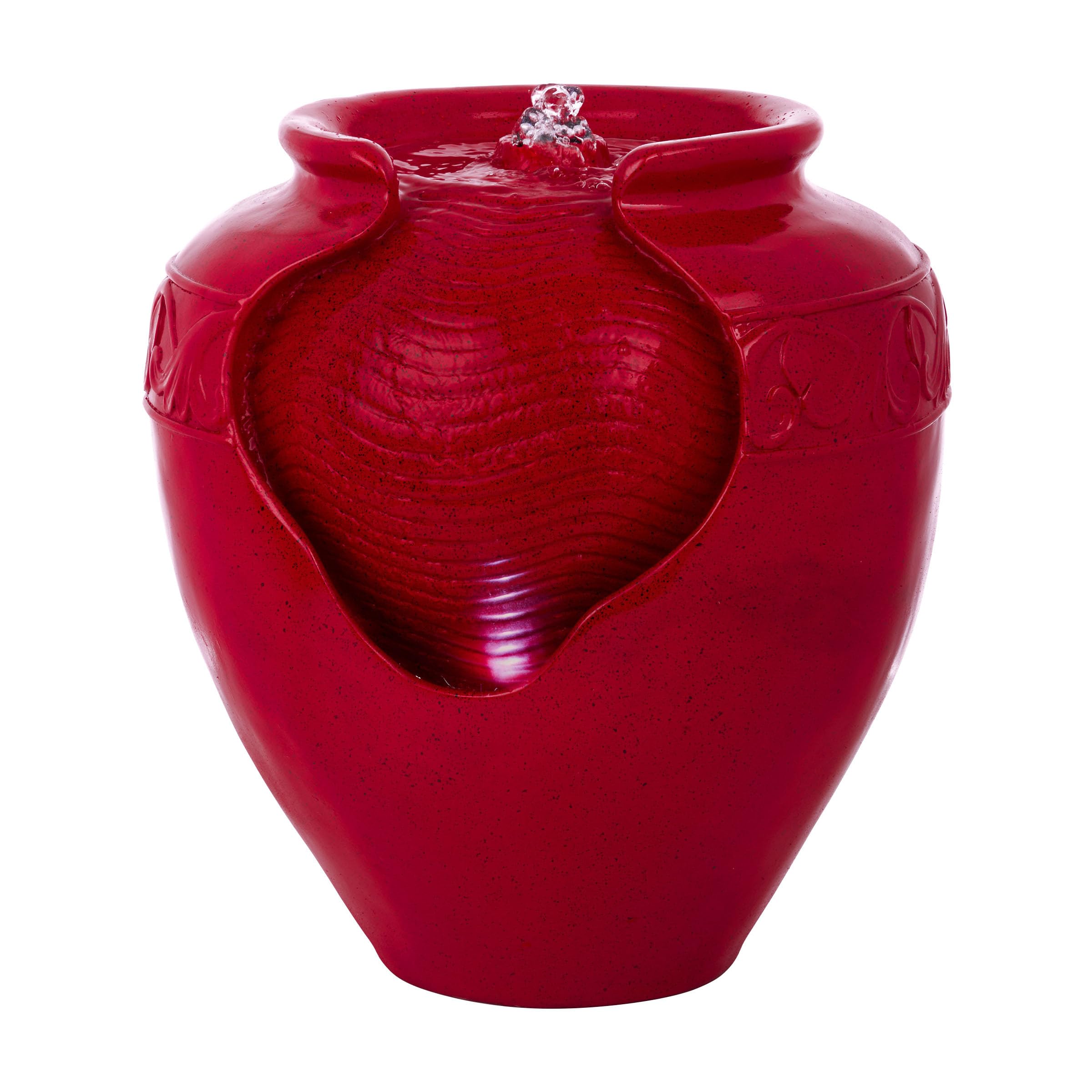 TVH214RD Indoor/Outdoor Tabletop Cherry Vase Water Fountain