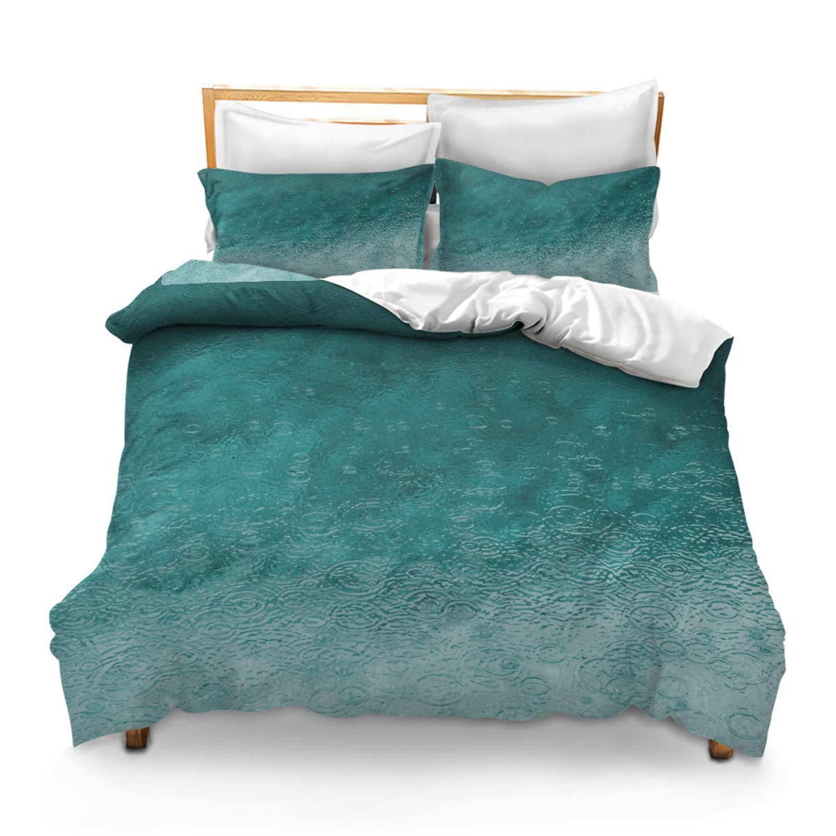 Printed Comforter Cover Set Twin Water-6 for Kids Girls Bedding Quilt Bed Cover Sets