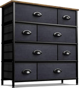 Dresser for Bedroom with 8 Drawers - Tall Chest Storage Tower Unit