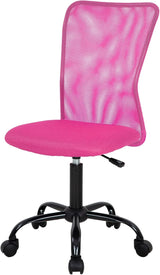 Home Office Chair Mid Back Mesh Desk Chair Armless Computer Chair Ergonomic Task Rolling