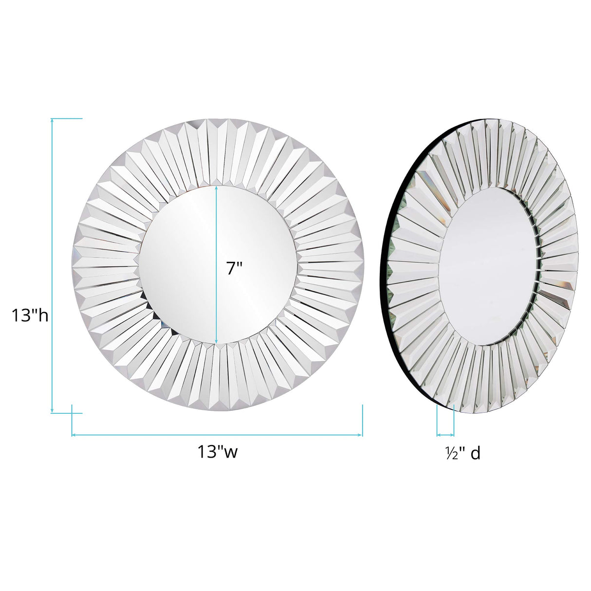 11203 Torino Sunburst Mirror