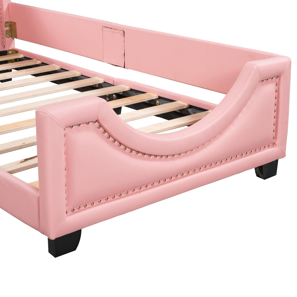 Frame with Headboard and Footboard, Kids Day Bed/Girls Bed Twin Size, Twin Size Daybed