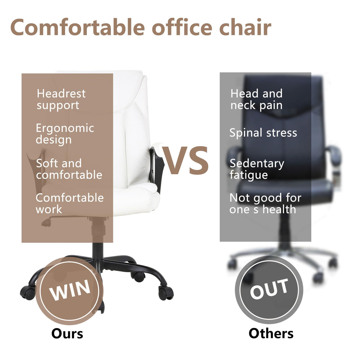 Lenzer Mesh High-Back Task Chair, Gray, BIFMA Compliant