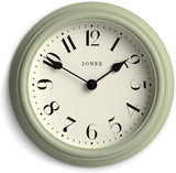 'Frieze' Wall Clock – Small Round Contemporary Classic Round Clock in Pink, with Pretty Numbers,