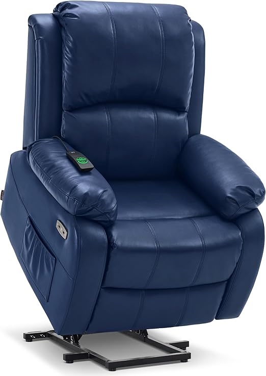 Small-Regular Power Lift Recliner Chair with Massage and Heat for Petite Elderly People,