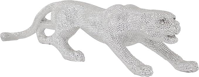 Polystone Leopard Decorative Sculpture Home Decor Statue
