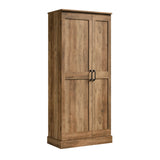 Miscellaneous 2-Door Swing Out Storage Pantry Cabinet, L: 32.17" x W: 17.13" x H: 72.09"