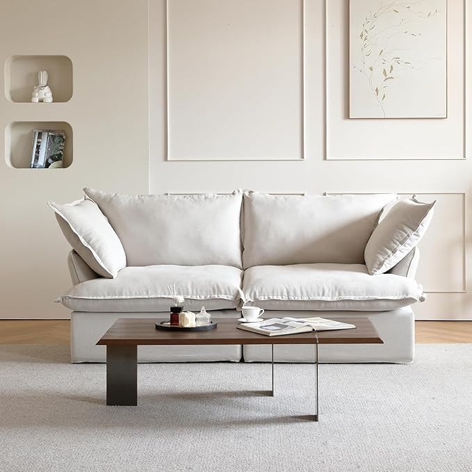U Shape Couch Sectional for Living Room, Convertible Sectional Sofa