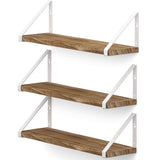 Ponza Floating Shelves for Wall, Bathroom Shelf Wall Mounted, Set of 3