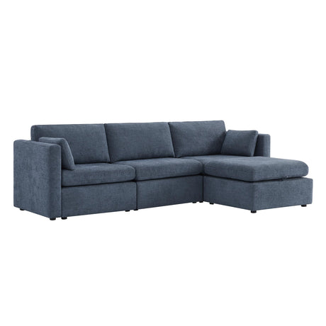 Oversized Modular Sectional Fabric Sofa Set, FSC Certified Extra Large L Shaped Couch