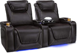 Big & Tall - Home Theater Seating - Living Room - 400 lbs Capacity - Italian Leather -