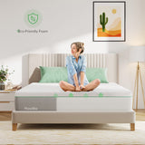 King Size Mattress, 12 Inch Gel Memory Foam King Mattress for Cool Night Sleep & Pressure Relief,