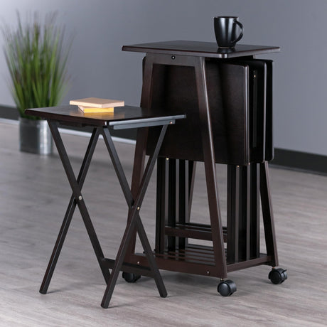 Adriel 5-Pc Snack Table Set, Coffee