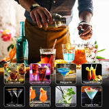 Cocktail Shaker Set, 23-Piece Stainless Steel Bartender Kit with Acrylic Stand