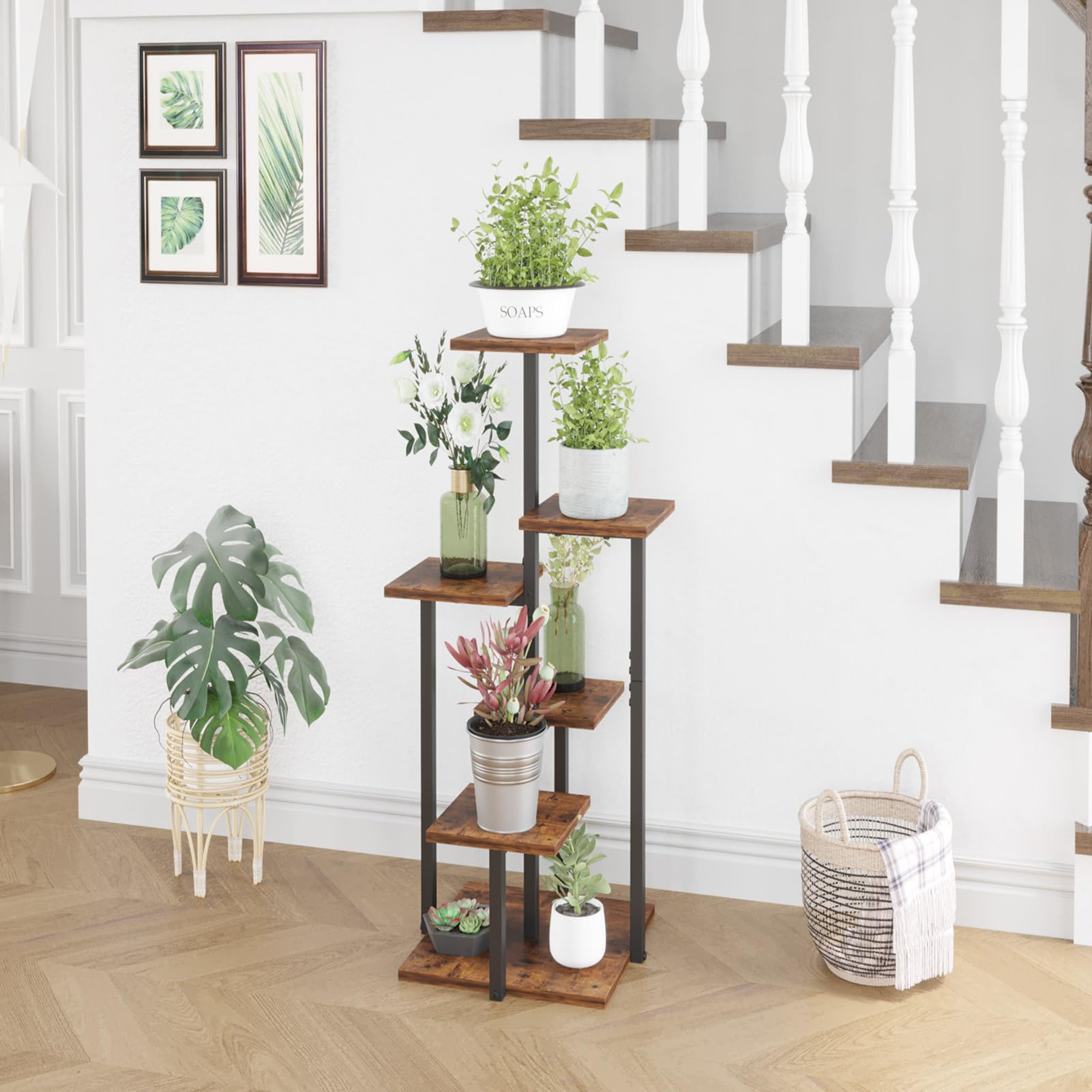 PlantHaven 5-Tier Space Saving Indoor Plant Stand