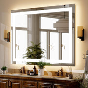 26x38 LED Bathroom Mirror - Dimmable Front & Backlit Vanity Mirror