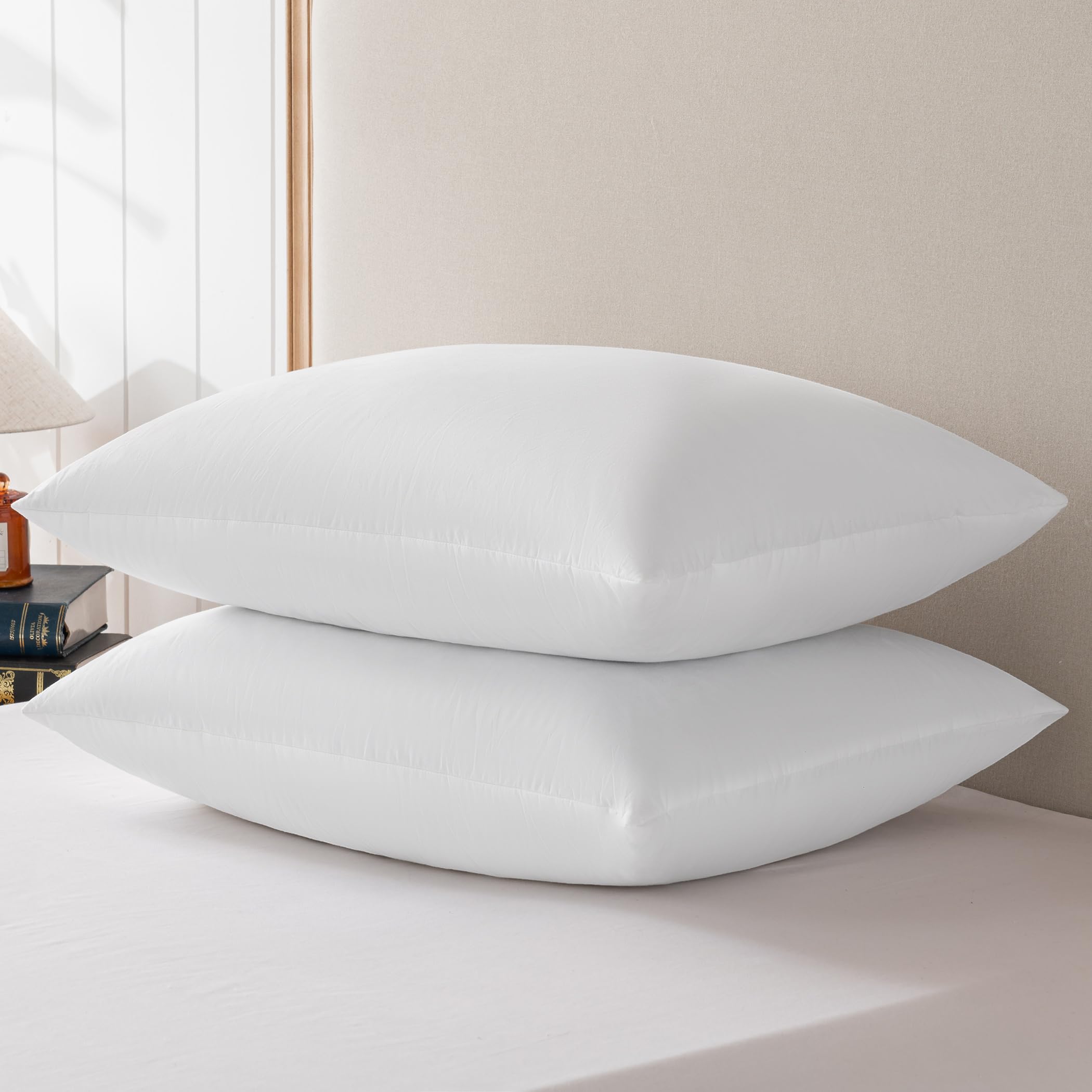 Goose Feathers and Down Pillows, Cotton Cover, Bed Sleeping Hotel Collection Pillows