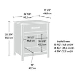 Cannery Bridge Nightstand, L: 22.13" x W: 17.56" x H: 25.71"