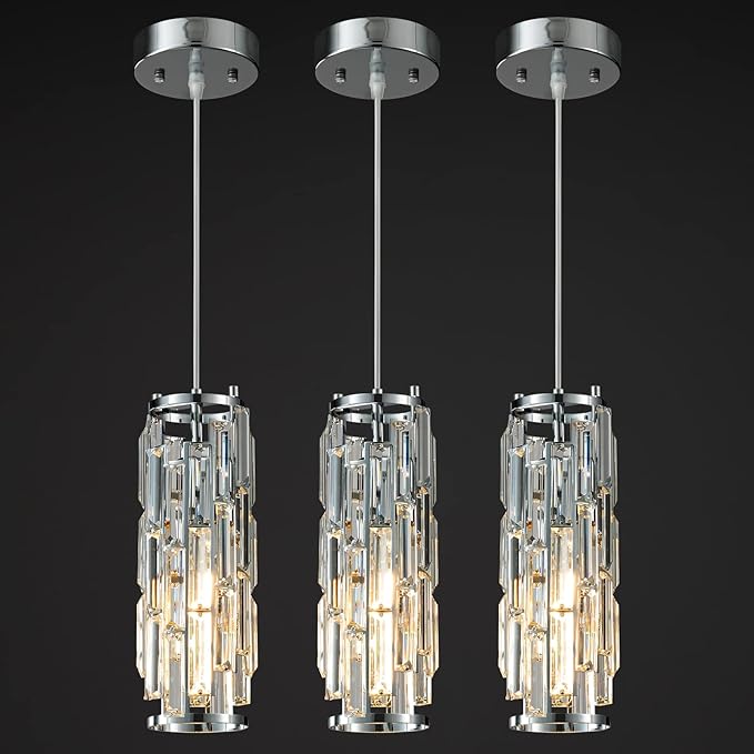 Pendant Lights Modern Black Pendant Light Mini Crystal Chandelier Pendant Lighting