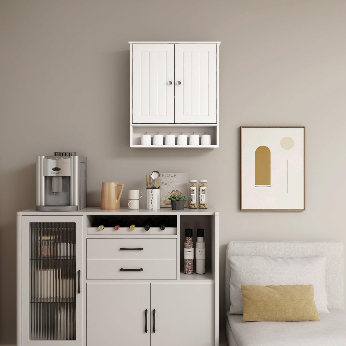 Bathroom Cabinet - Over The Toilet Storage Cabinet White Medicine Cabinet