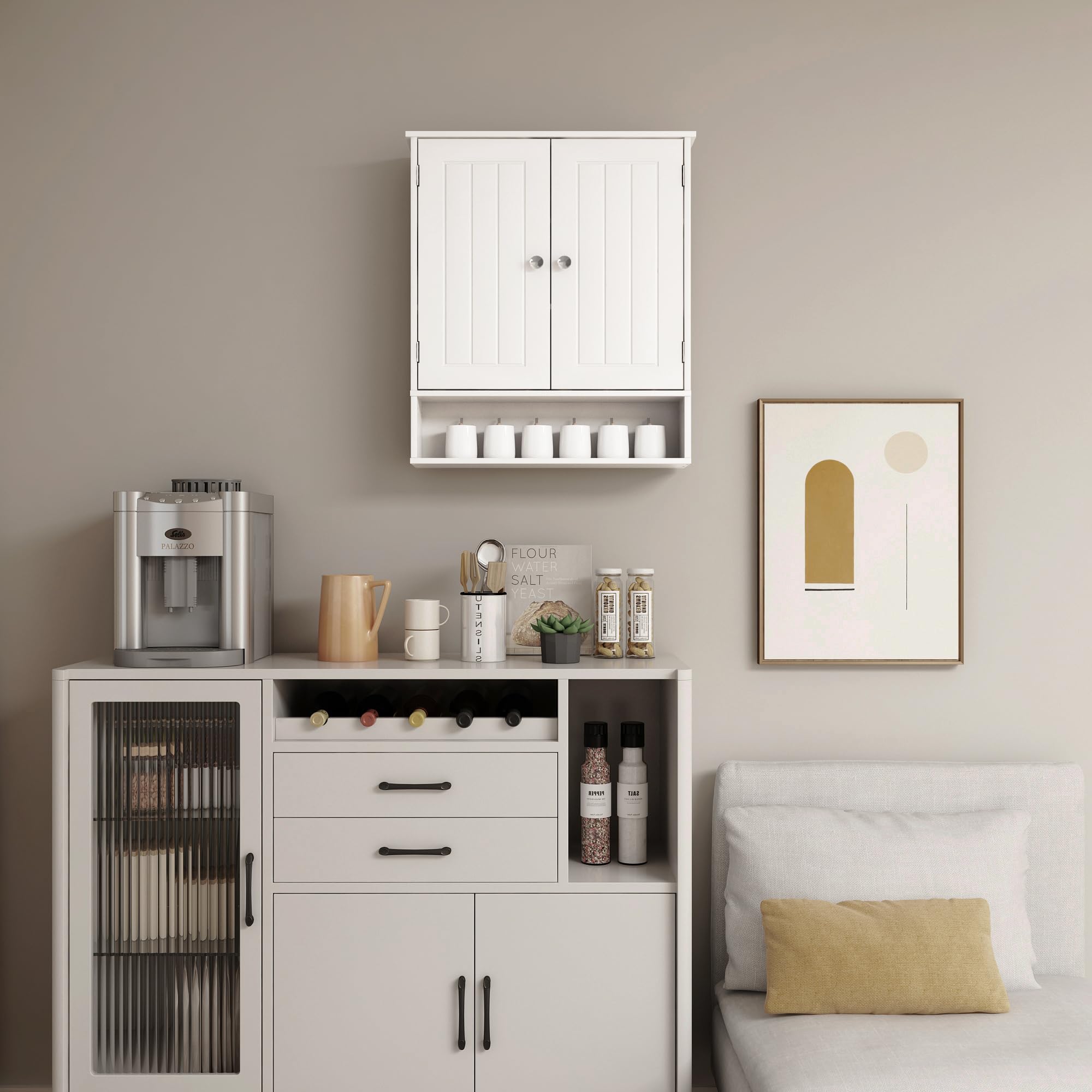 Bathroom Cabinet - Over The Toilet Storage Cabinet White Medicine Cabinet