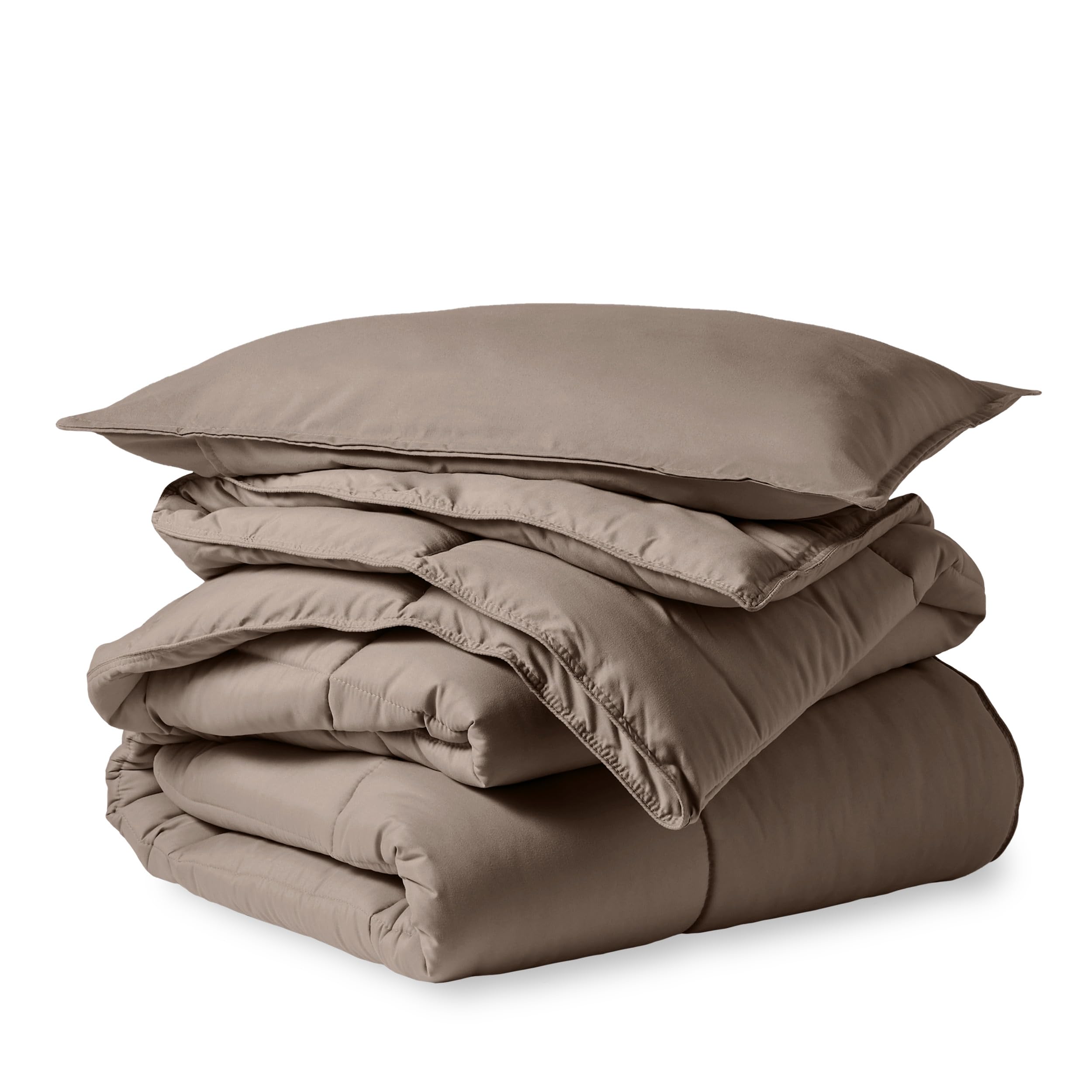 Comforter Set - Twin/Twin Extra Long Size - Ultra-Soft - Goose Down Alternative - Premium 1800 Series