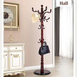 Coat Racks freestanding, High-grade Wooden Tree Coat Rack, Coat Rack Stand