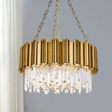 Modern Round Crystal Chandelier Lights Luxury Pendant Ceiling Light Contemporary