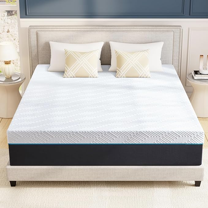 Queen Mattress,10-Inch Queen Size Foam Mattress in Boxdg