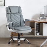 Velvet Ergonomic Office Chair, Adjustable Arms Wide Managerial Executive Home Computer Chair