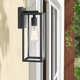 Outdoor Wall Lantern, 1-Light Exterior Wall Sconce Light Fixtures,Outdoor Wall Mount Light