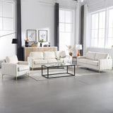 3 Piece Sofa Set Living Room Furniture Sets, Comfy Sofa and Loveseat and Chair