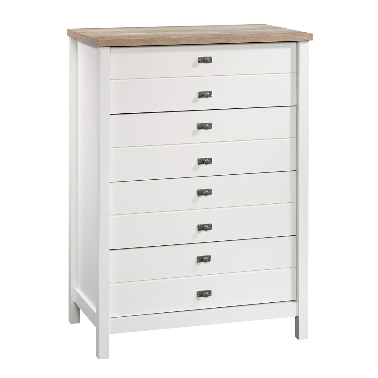 Cottage Road 4-Drawer Chest, Soft White finish,