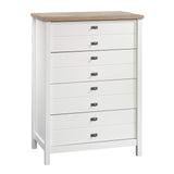 Cottage Road 4-Drawer Chest, Soft White finish,