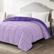 Lightweight Twin Comforter - Purple Down Alternative Comforters Twin Size Bed