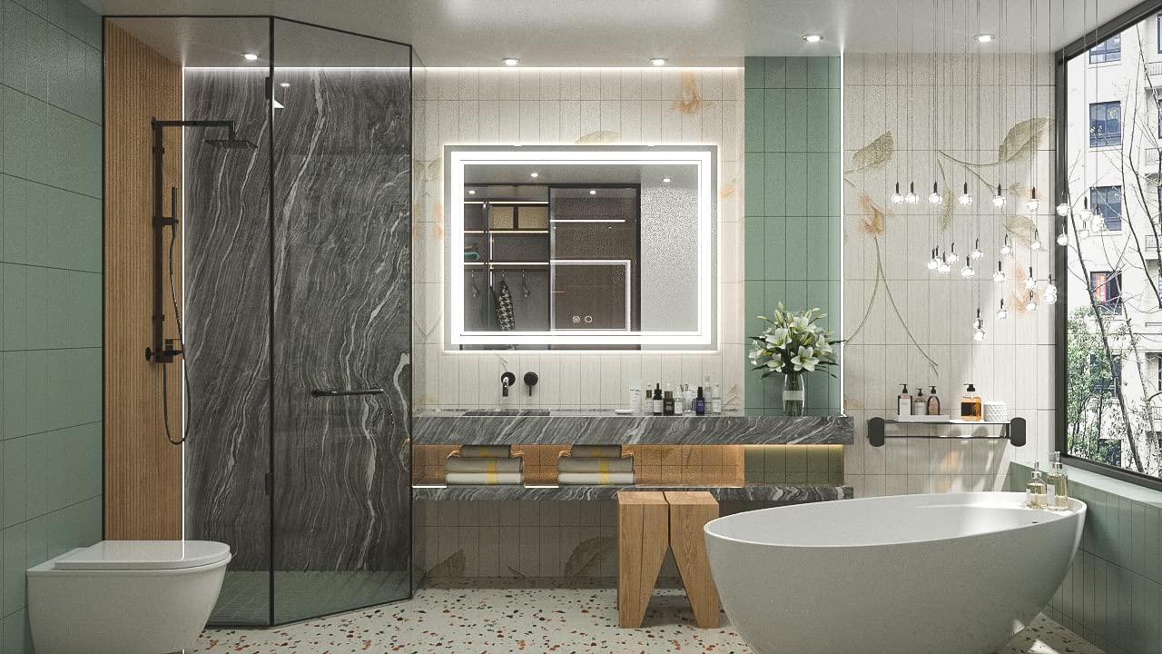 LED Bathroom Mirror with Lights, LED Vanity Mirrors